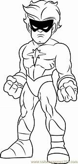Marvel Coloring Captain Pages Squad Hero Super Coloringpages101 Show sketch template
