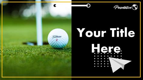 golf powerpoint template templates printable