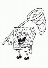 Spongebob Kleurplaat sketch template