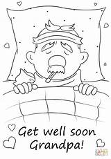 Coloring Well Soon Grandpa Pages Printable Feel Better Hope Color Getcolorings Colorings Print Drawing Paper Puzzle Getdrawings Awesome sketch template