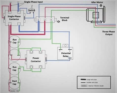 phase converter wiring diagram sleekist