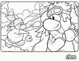 Coloring Penguin Club Pages Wilderness Colouring Printable Expedition Paint Popular sketch template