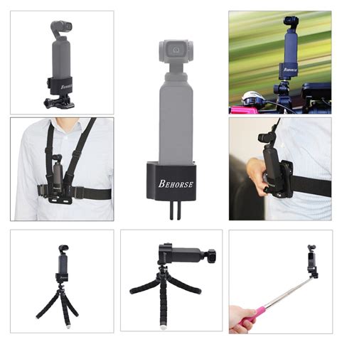 osmo pocket adapter base mount accessories dji osmo pocket tripod selfie stick holder action