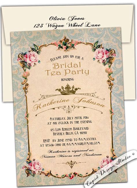 new to cupiddesigns on etsy tea party birthday