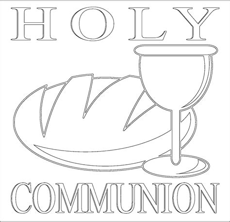 communion coloring page printable lupongovph