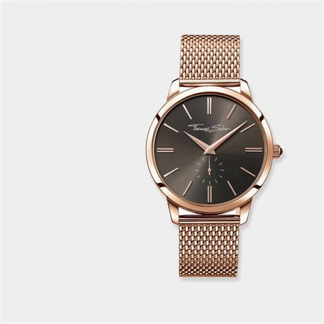 thomas sabo mixes it up with rose gold watch