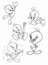 Looney Tunes Tweety Coloring Pages Titi Supercoloring Color Categories sketch template