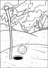Golf Coloring Pages Printable Print Books sketch template