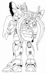 Gundam Sandrock Xxxg Wing Back Lineart Wikia Suit Mobile sketch template
