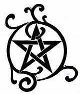 Pentagram Pentacle Wicca Clipart Drawing Tattoo Tattoos Wiccan Pentacles Swirly Designs Deviantart Pagan Celtic Witch Cool Little Clipartmag Bing Candyland sketch template