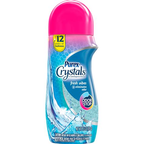 purex crystals  wash fragrance  scent booster fresh vibes