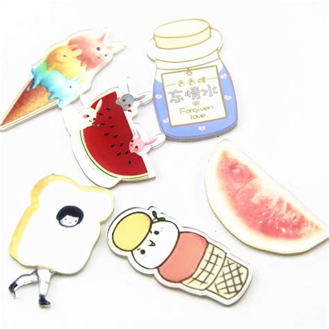 creative cartoon harajuku watermelon food etc icon badge clothing shoes