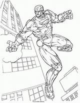 Spiderman Kleurplaten Superhelden Patriot Animaatjes Páginas Malvorlagen1001 sketch template