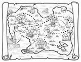 Pirate Map Coloring Treasure Pages Maps Pirates Neverland Deviantart Carte Jake Coloriage Au Printable Kids Toys Trésor Color Disney Tresor sketch template
