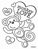 Coloring Pages Valentine Kids Valentines Color Monkey Books Children Sheets Printable Pokemon Popular Makeitgrateful Heart Unicorn Thanksgiving sketch template