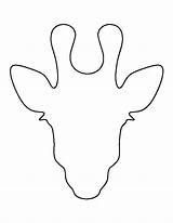 Giraffe Head Outline Printable Pattern Template Crafts Stencil Animal Templates Patterns Stencils Print Applique Elephant Silhouette Use Patternuniverse Cut Drawing sketch template