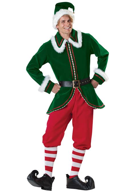 santas elf adult costume