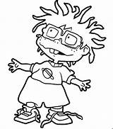 Rugrats Coloring Chuckie Pages Drawing Easy Draw Printable Tommy Pickles Drawings Tutorial Kids Step Cartoon Characters Tutorials Print Drawinghowtodraw Finished sketch template