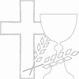 Eucharist Sacraments sketch template