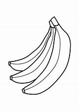 Fruits Bananas Banany Kolorowanka Apples Banan Trzy Getdrawings Druku Prinables 4kids Wydrukuj Malowankę Drukowanka Visitar sketch template