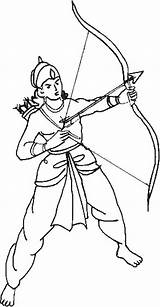 Navami Rama Ramayana Ravana Diwali sketch template
