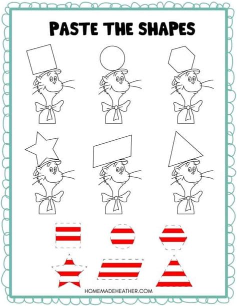 cat   hat printable dr seuss preschool activities dr seuss