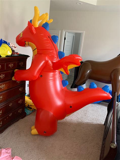 In Stock Inflatable Pvc Dragon Suit Etsy