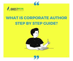 corporate author step  step guide ghostwriting founder blog