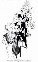 Hirschfeld Caricatures Garland Astaire sketch template
