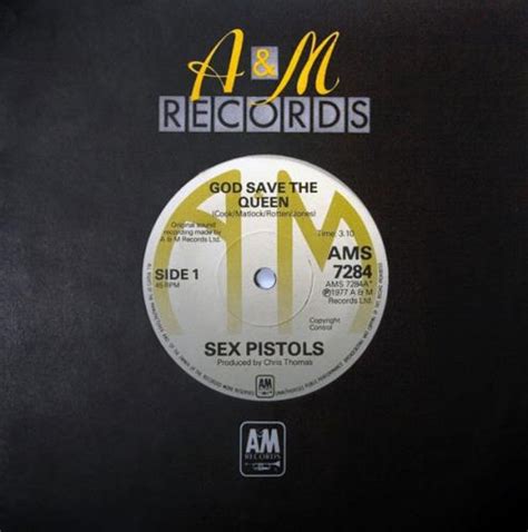 Sex Pistols God Save The Queen Original Aandm Issue Uk 7 Vinyl Single