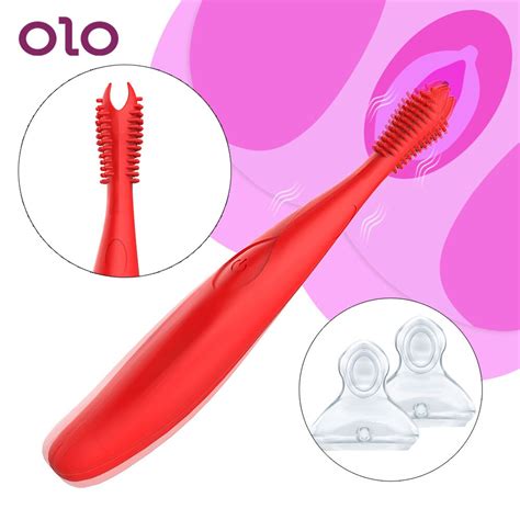 olo high frequency vibrator brush stick orgasm vibrator 10 speed g spot