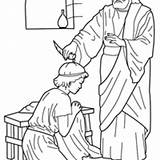 Davi Rei Batismo Recebendo Trono Tudodesenhos Pila sketch template