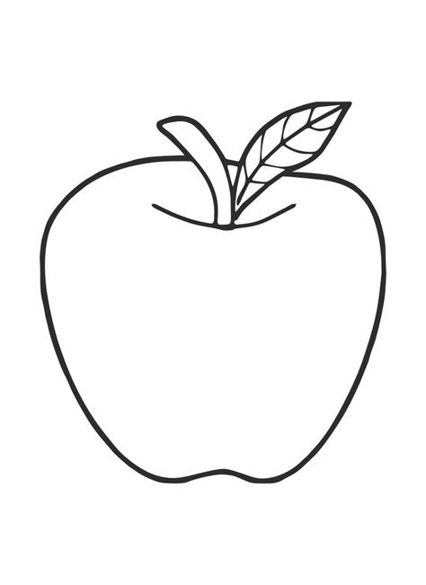 images  printable apple template preschool  apple