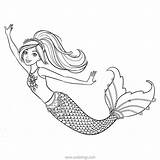 Mermaid Eris Xcolorings sketch template