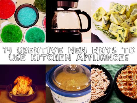 creative  ways   kitchen appliances