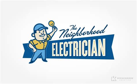 neighborhood electrician logo branding logos branding design
