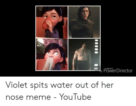 Violet Incredibles Meme Water Nose