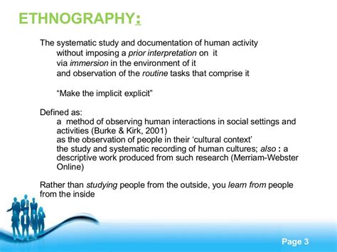 ethnography research