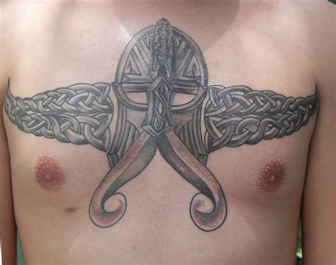 viking celtic tattoo finished by daniel666krieg on deviantart