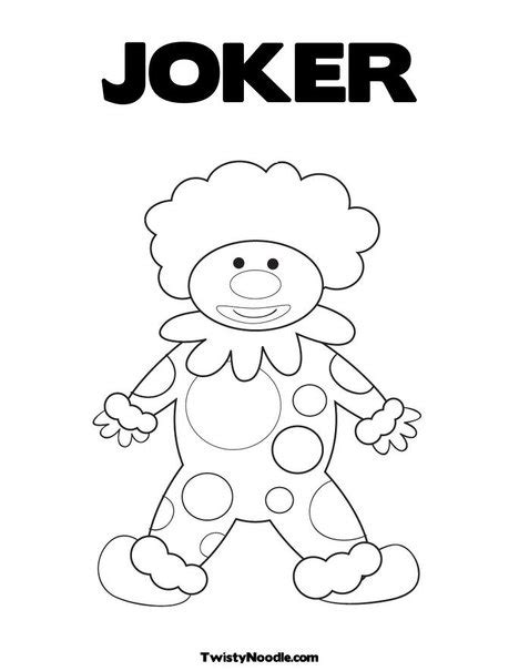 joker mask coloring pages