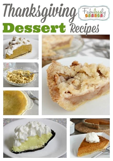 thanksgiving dessert recipes