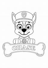 Chase Patrol Paw Sheet Colorear Coloring1 Zuma sketch template