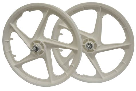 bmx mag aero  spoke nylon aero bike freestyle wheels pairs ebay