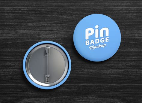pin  button badge mockup set good mockups