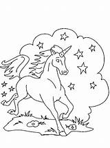Licorne Eenhoorn Kleurplaat Einhorn Kleurplaten Colorear Unicornio Unicorn Pegasus Cheval Sterren Ausmalen Zum Unicórnios Paarden Kleurplaatjes sketch template