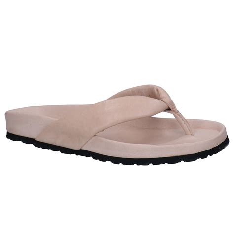 tamaris roze teenslippers dames slippers