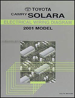 toyota camry solara wiring diagram manual original