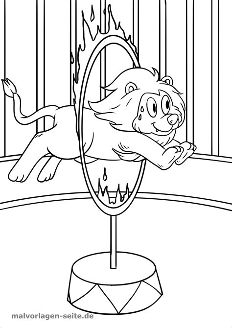 circus lion coloring pages coloring pages circus lion  page