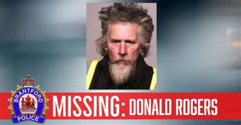 Missing Man Donald Rogers Brantford Expositor