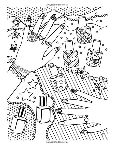 girly girl coloring pages  print